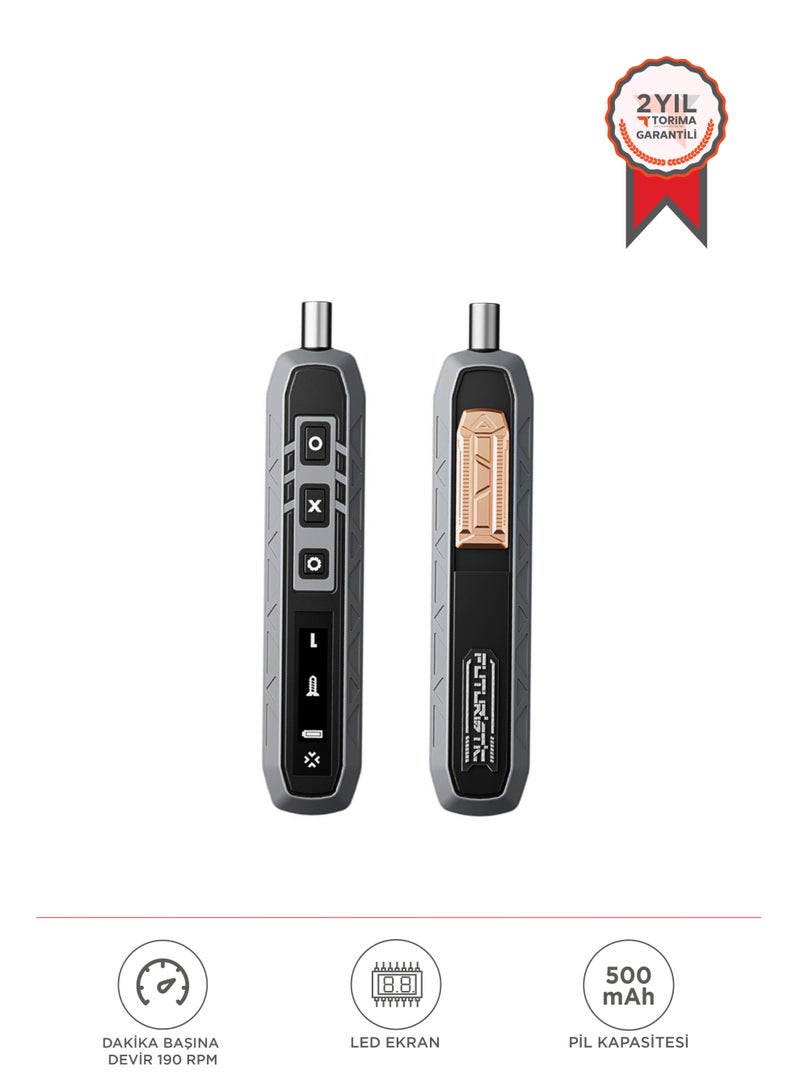 Torima مجموعة مفكات كهربائية بيضاء TORİMA TTS-06 - Image 1