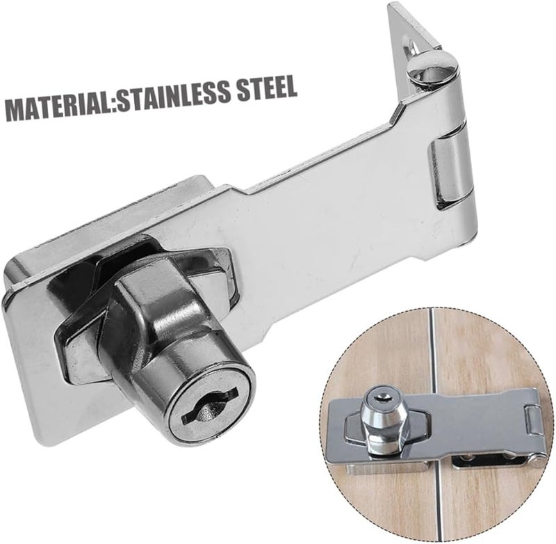 Gadpiparty 2 Pack Sliding Door Security Lock Reinforcement Device Easy Installation for Bathroom Bedroom Kitchen - Image 4