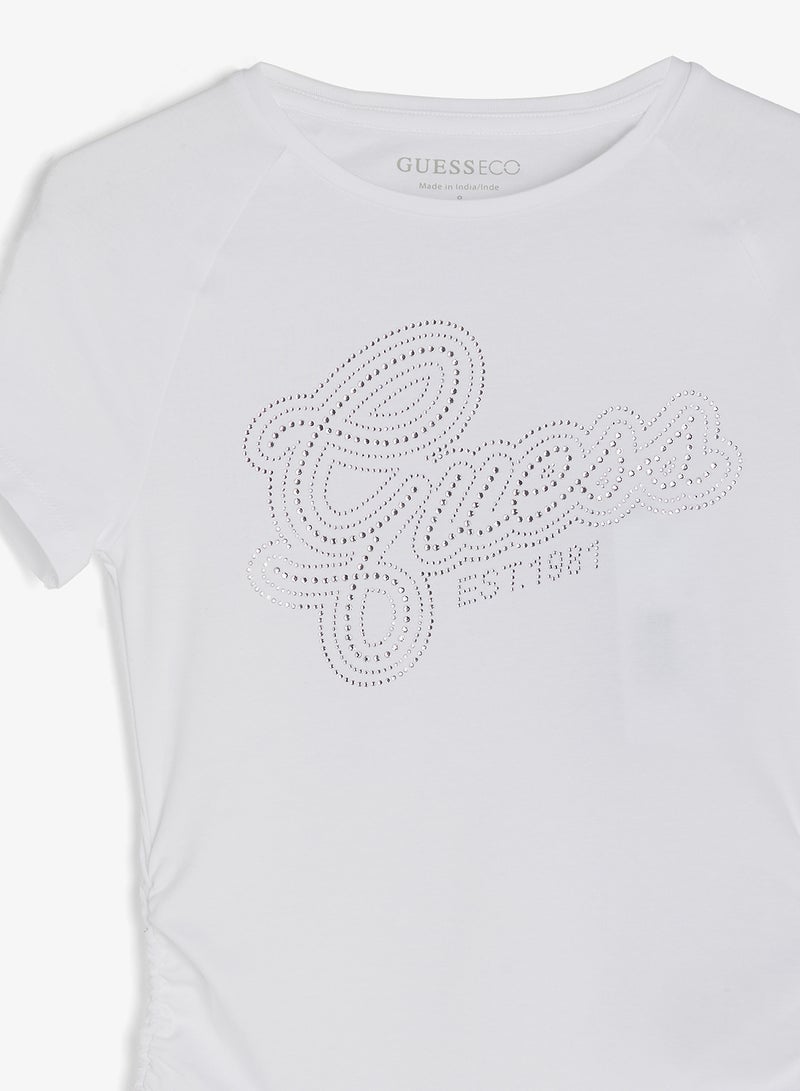 GUESS Kids Short Sleeve T-Shirt - Image 3