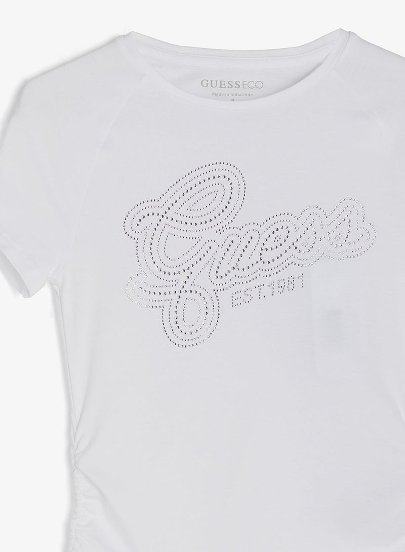 GUESS Kids Short Sleeve T-Shirt - Image 4