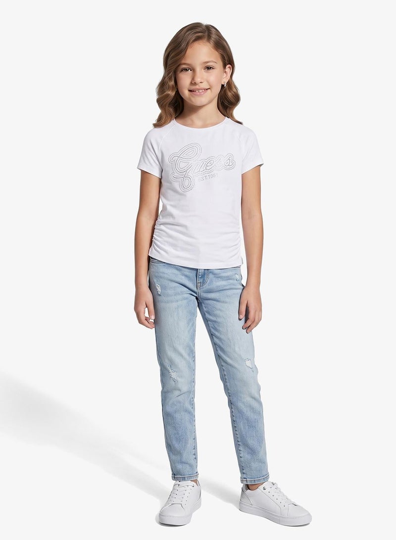 GUESS Kids Short Sleeve T-Shirt - Image 1