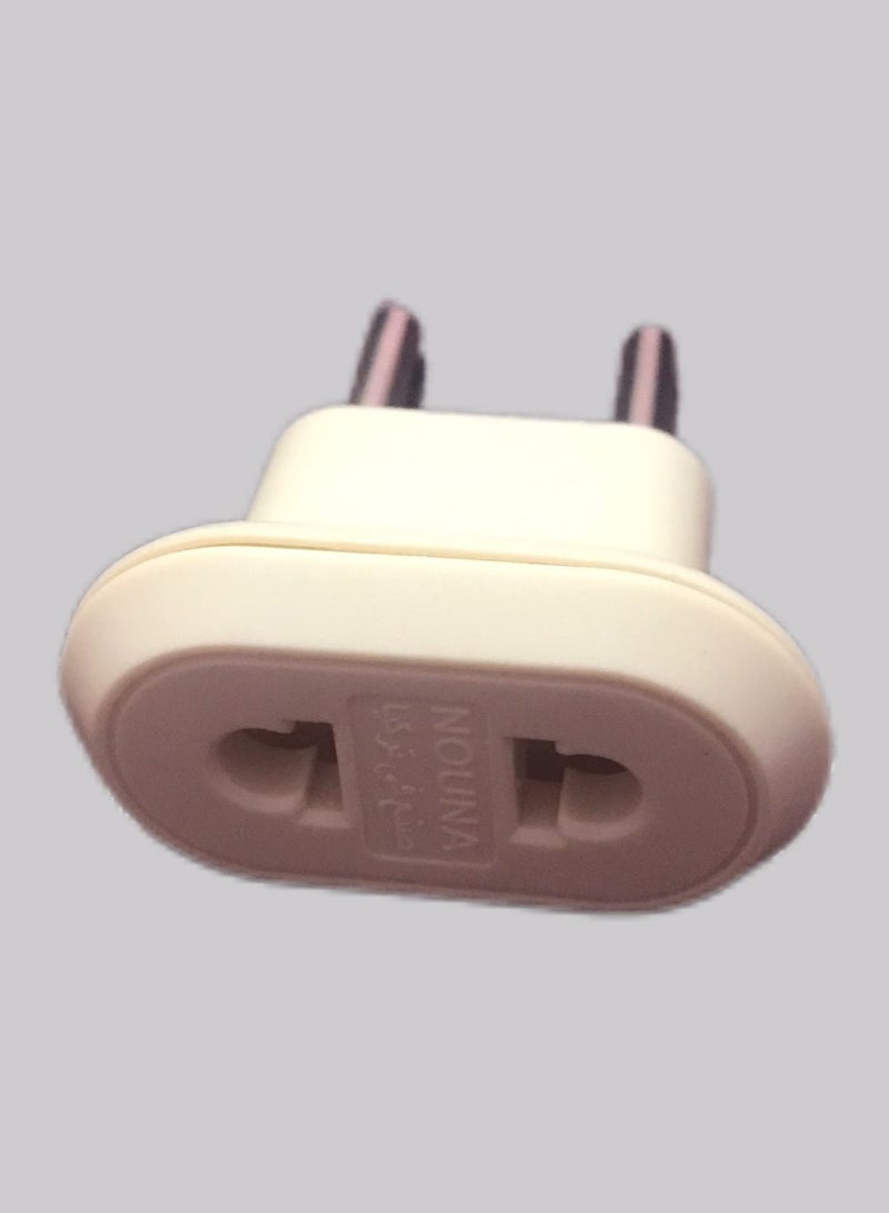 محول قابس  ثنائي الي ثنائي عدد 3 متعدد الالوان - Image 2