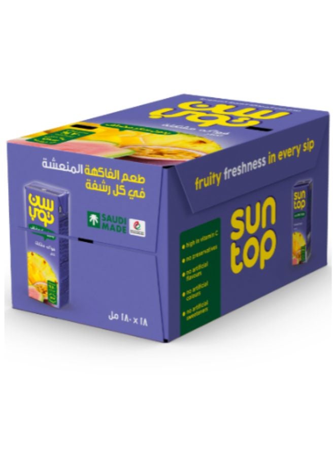 Suntop Mixed Fruits Drink 18x180ml - Image 1