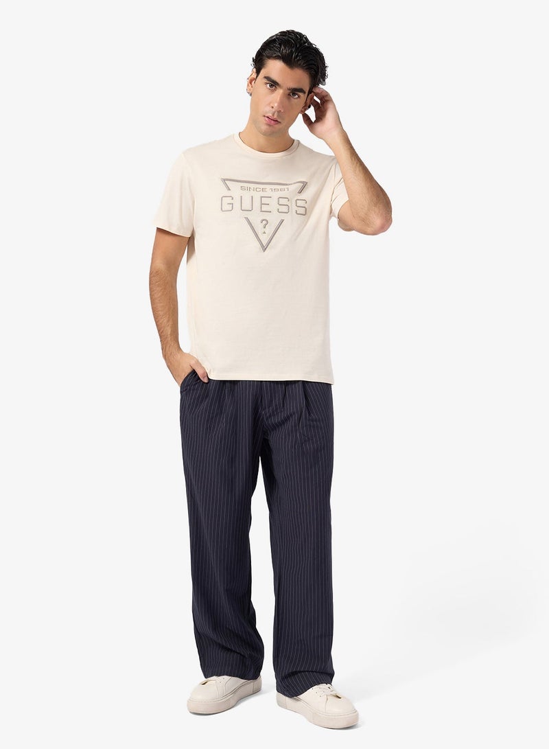 GUESS Short Sleeve Painted Triangle Tee - Image 4