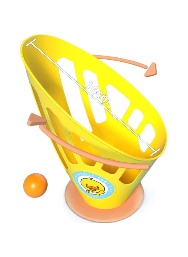 Xst Double-Person Ejecting And Catching Ball, Yellow Duck Docking Ball, Baby Outdoor Parent-Child Interactive Battle, Elastic Birthday Gift - Image 2
