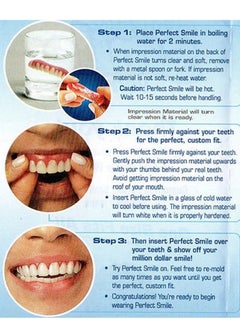SYOSI Perfect Smile Upper Veneer False Teeth, Nature, and Comfortable, Protect Your Teeth and Regain Confident Smile  - Image 4
