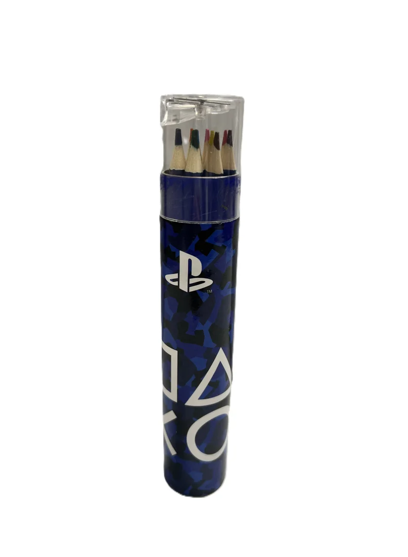 Sony  PlayStation Play In Camo School Coloring Pencil 12-Pieces Set for Boys  | Best Price UAE