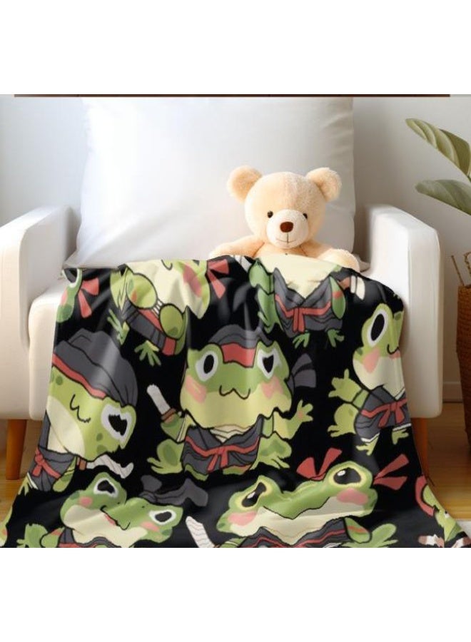 عام بطانية رقيقة من الفانيلا الكرتونية للأطفال والرضع (دافئة ومريحة، ومناسبة للنوم والألعاب) 70 سم * 100 سم - Image 3