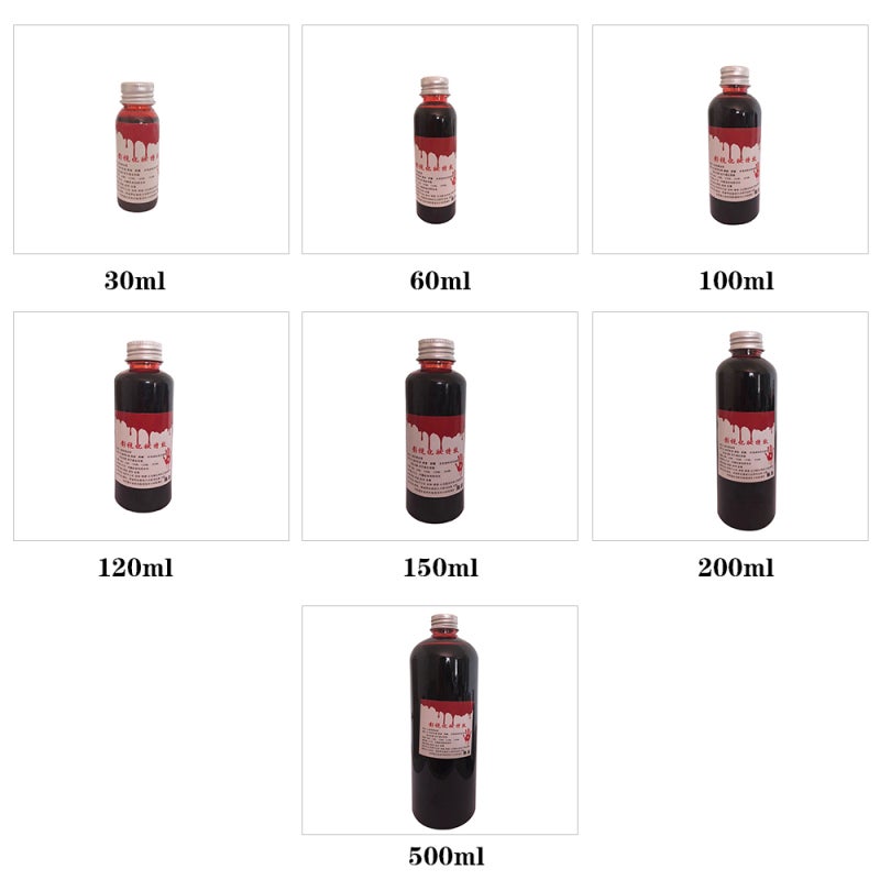 Fake Blood 100ml Safe Odor-Free Realistic Plasma - Edible Easy To Clean Cosplay Accessory for Halloween Costume Parties Film Theater Makeup Effects - Image 4