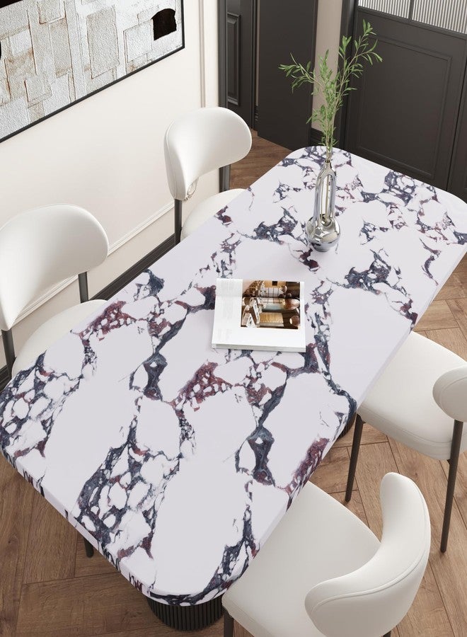 CRE8TIVE Calacatta Viola Marble Contact Paper Matte Purple White Marble Wallpaper Peel and Stick Countertops Waterproof Self Adhesive Removable Kitchen Wallpaper for Cabinets Shelves Drawers 12"x80" - Image 4