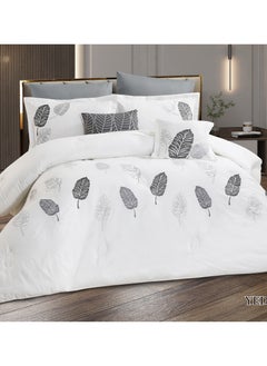 hours comforter set with soft silky fabric 100% cotton and a modern and distinctive pattern that satisfies all tastes 8 pieces king size