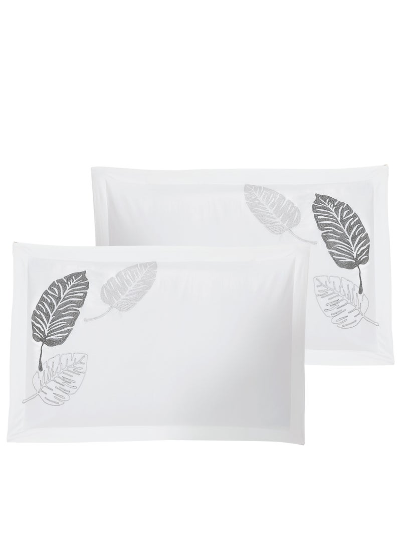 Hours - hours comforter set with soft silky fabric 100% cotton and a modern and distinctive pattern that satisfies all tastes 8 pieces king size - Image 1