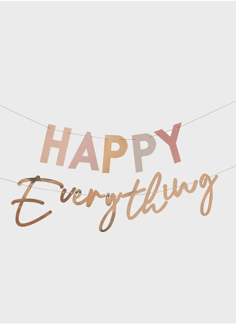 Ginger Ray Happy Everything Bunting