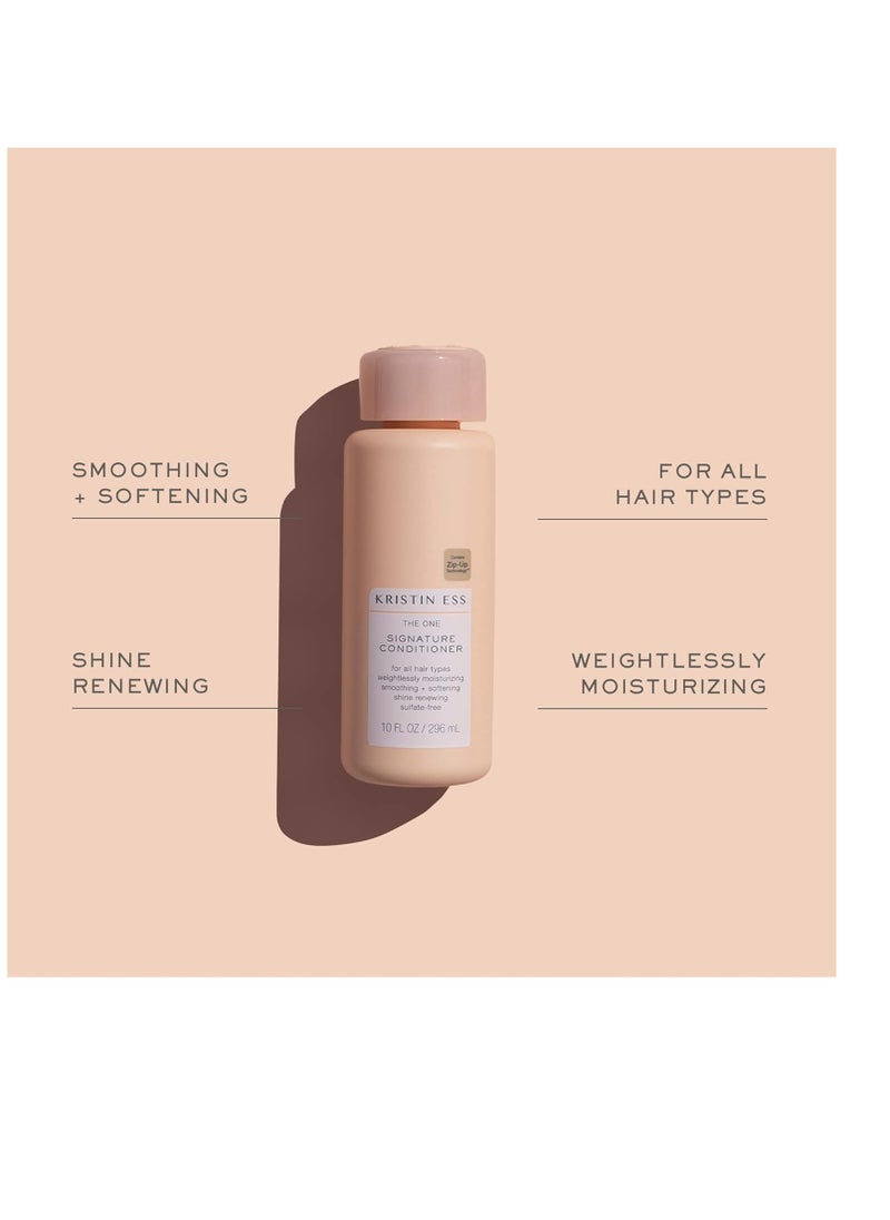 Kristin Ess Kristin Ess Signature Salon Sulfate Free Shampoo Conditioner Set for Moisture, Softness + Shine - Anti Frizz - Vegan + Color Safe - Clarify, Hydrate + Repair Oily, Dry, Fine, Curly, Coily + Thick Hair  - Image 2