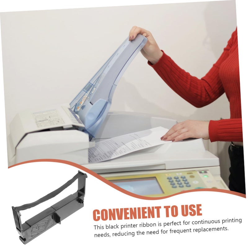 Black Ink Printer Ribbon Replacement For Various Printers Home And Office Use - Image 4