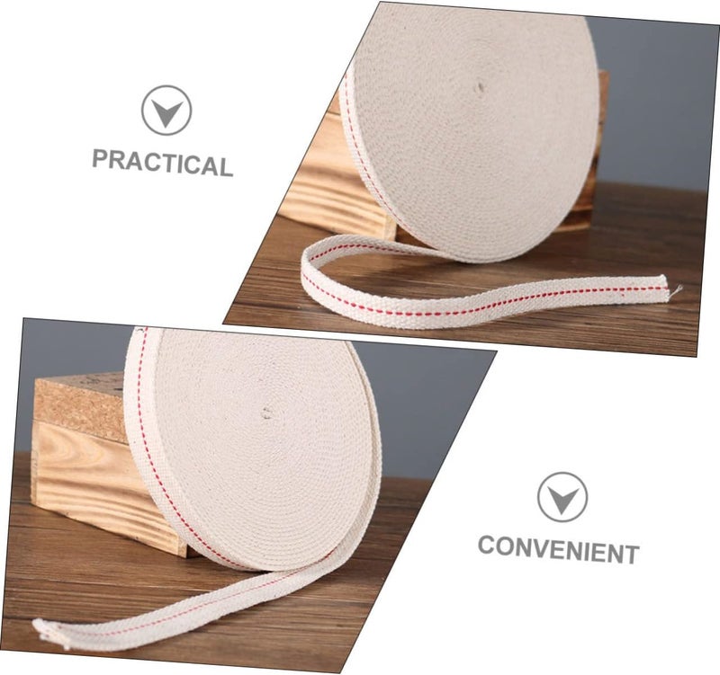 Garneck Oil Lamp Parts Cuttable Wick for Indoor Outdoor Use Replacement Wick for Jar Oil Lamp - Image 4