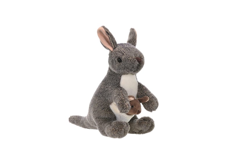 Wild Republic Kangaroo with Joey Plush, Stuffed Animal, Plush Toy, Gifts for Kids, Cuddlekins 8 Inches, 8", Model:10867 - Image 2