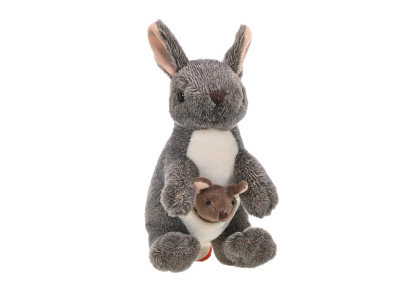Wild Republic Kangaroo with Joey Plush, Stuffed Animal, Plush Toy, Gifts for Kids, Cuddlekins 8 Inches, 8", Model:10867 - Image 1