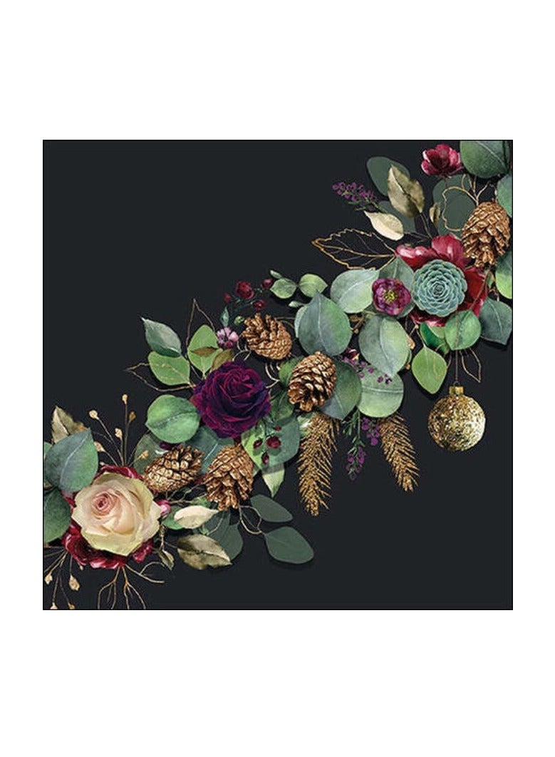 Ambiente Large Eucalyptus Black Napkins - Image 1