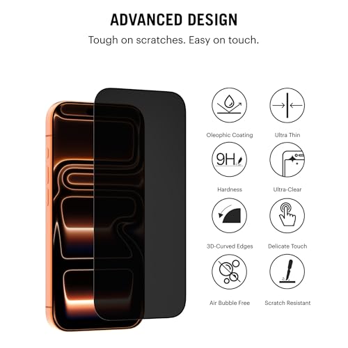 DailyObjects Sheath Privacy Screen Protector with Applicator Tray | Compatible with iPhone 17 Pro Max - Image 5
