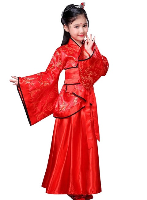 Al Aoyama New Retro Chinese Hanfu Dress Imitation of Tang and Song  Dynasties Girls' Dress | Best Price Oman | Muscat, Seeb