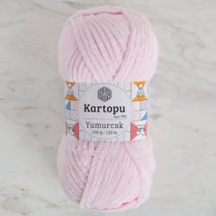 Kartopu Snowball Yumurcak K1562 5 Pieces Velvet Rope Dust Pink 