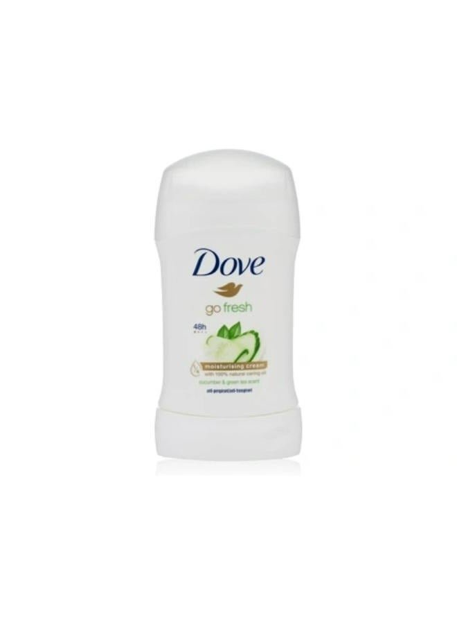 Dove Go Fresh Moisturising Cream Deodorant Stick with Cucumber And Green Tea 40g - Image 1