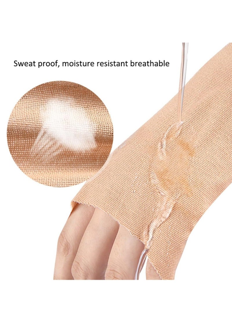 Fanski Thigh Inner Anti Chafing Stickers, 10 PCS Ultra-Thin Thigh Anti Friction Pads, Disposable Self Adhesive Thigh Chafing Rub Prevention Tape Patches, Breathable Elastic Thigh Lift Skin Tape for Body Legs - Image 3