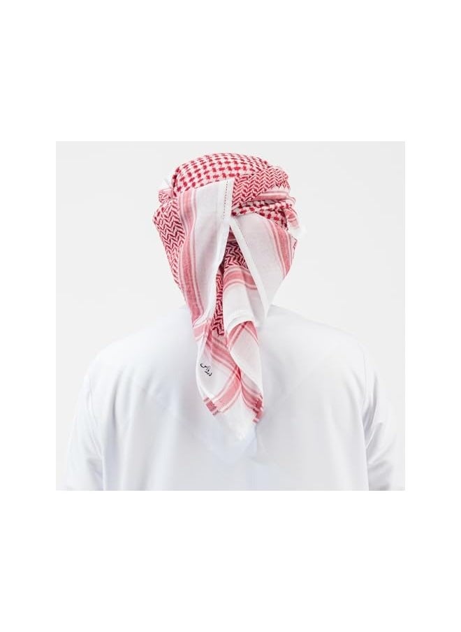 PROMASS Arab Style Shemagh Wrap, Keffiyeh Middle East Desert Scarf, Men’s Arabic Scarves, Neck & Face Headwear Arabian Costume Accessories Cultural Elegance Versatile Fashion  - Image 3