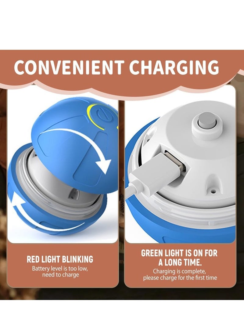Interactive Cat Ball Dog Toy: A New Vibrating Mobile Dog Ball That Can Move On Its Own And Automatically Roll. It Is A Rechargeable Small Mobile Ball Toy With A Light, Suitable For Dogs, Pets, And P - Image 4