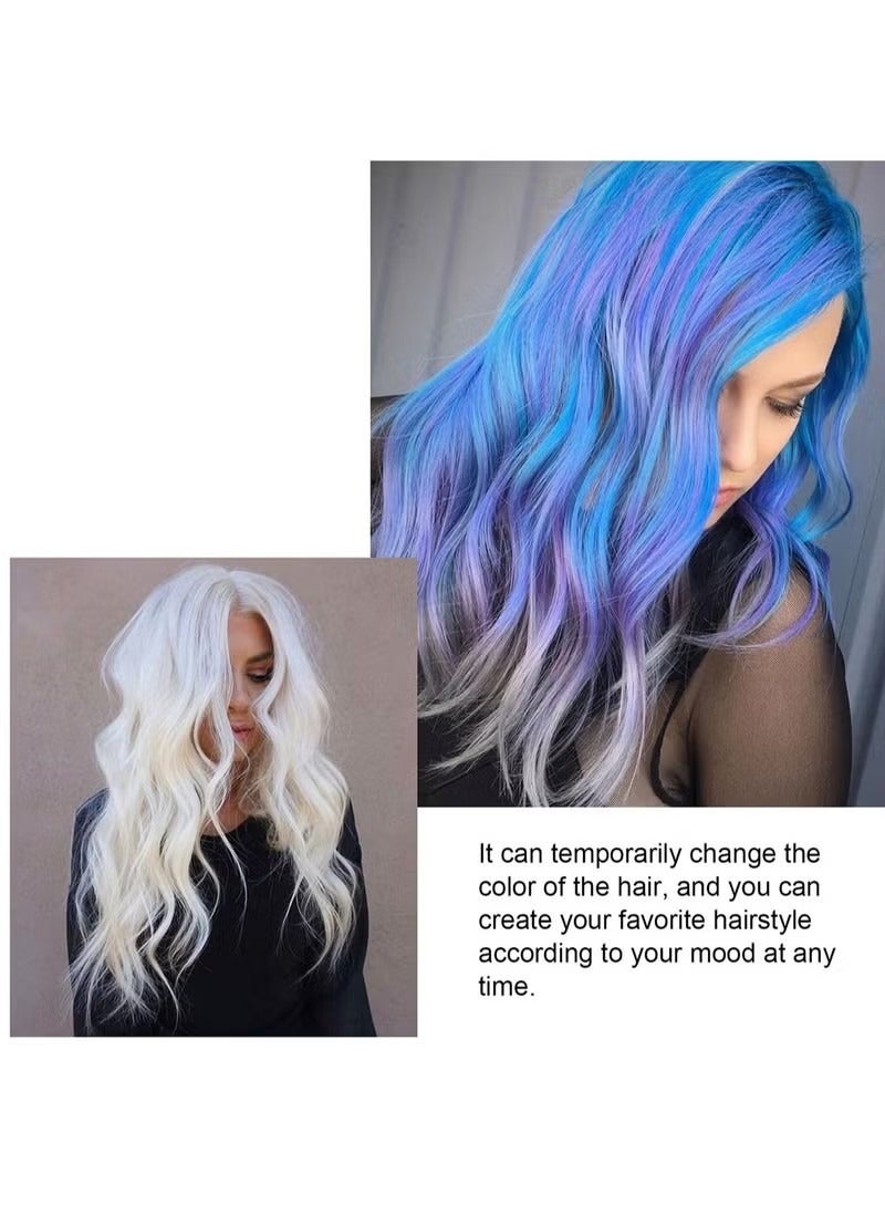 EELHOE Hair Color Wax Long Lasting Fluffy Easy to Apply Natural Temporary Hair Dye Styling Cream Washable Instant Hair Color Hairstyle DIY Wax Great for Parties Cosplay and Fashion Events 30ml - Image 5