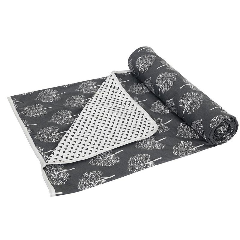 CK CREATION Pure Cotton Reversible AC BlanketDohar for Home Single Bed 58 x 88AC Blanket Soft LightWeight Bed Blanket100 Cotton Malmal Single Bed Dohar CottonGrey Patti