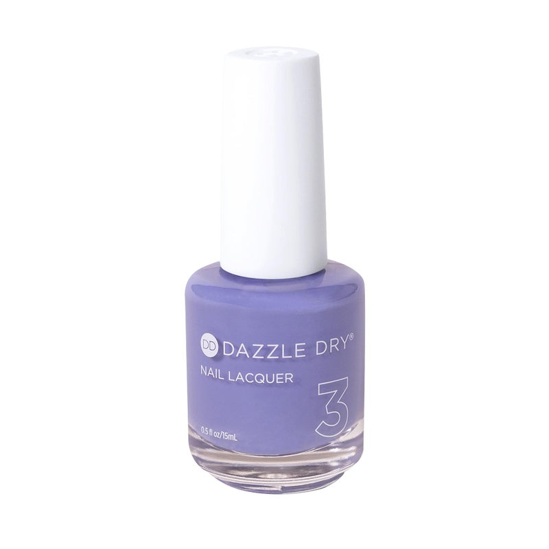Dazzle Dry Nail Lacquer (Step 3) - Periwinkle Passion - A deep, muted periwinkle. Full coverage cream. (0.5 fl oz) - Image 1