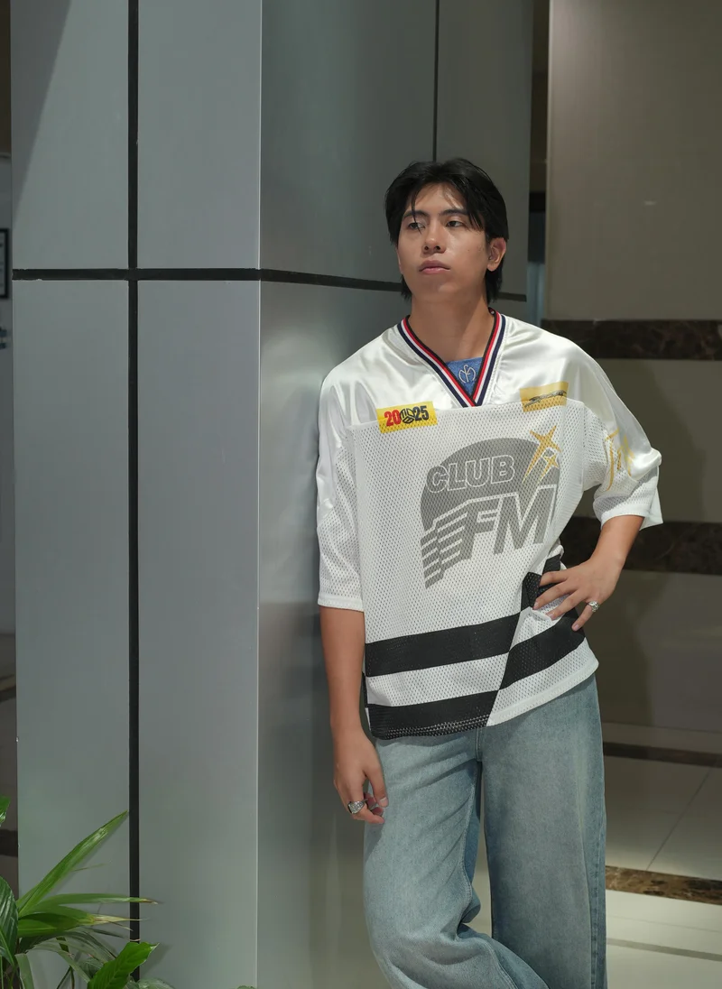 Flashmobnation White FM American Rugby Jersey