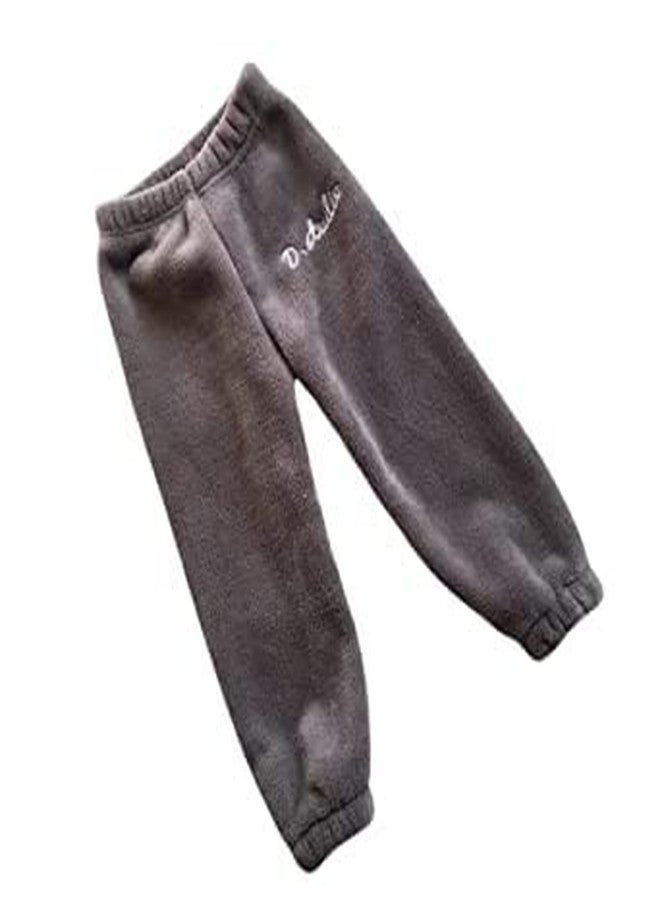 SHAPERX Baby Boys and Girls Regular Fit Cotton Fleece Track Pants for Kids Pajama Leggings for Regular Jogger Bottom Multi Color Pack of 1 (3-5 YEAR) - Image 2
