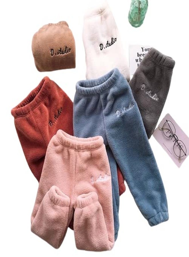 SHAPERX Baby Boys and Girls Regular Fit Cotton Fleece Track Pants for Kids Pajama Leggings for Regular Jogger Bottom Multi Color Pack of 1 (3-5 YEAR) - Image 5