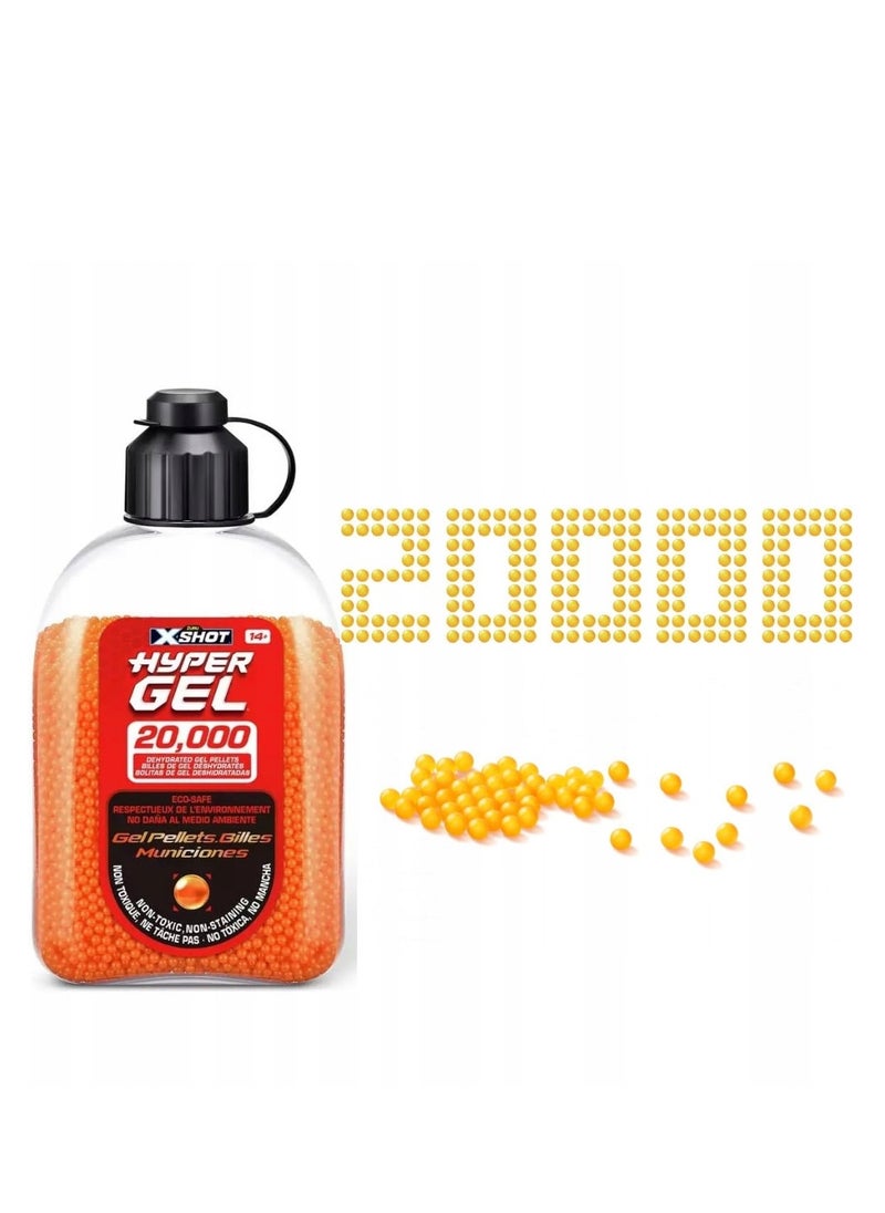ZURU XSHOT HYPER GEL GELLET REFILL (20000 PCS) COLOR ASSORTMENT