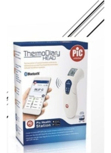 Pic ThermoDiary Head Non Contact Infrared Thermometer Bluetooth 3in1