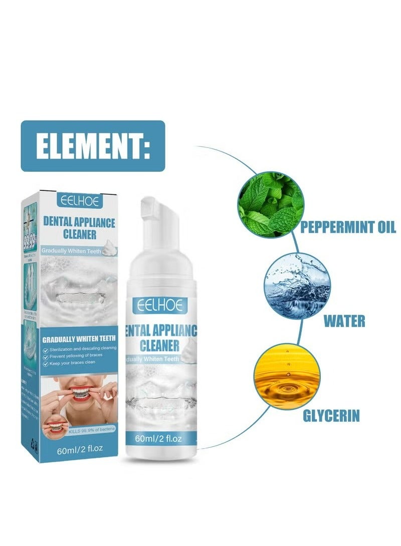 إيلهو محاذاة نظيفة محاذاة ومحافظة نظيفة / رغوة محاذاة الأسنان,تنظيف أسنان, محاذاة نظيفة وفيزيكال- تطبيق الأسنان,60ML - Image 2