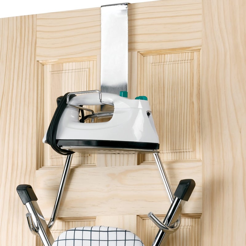 Polder 9061705 Over The Door Iron and Board Holder  Chrome