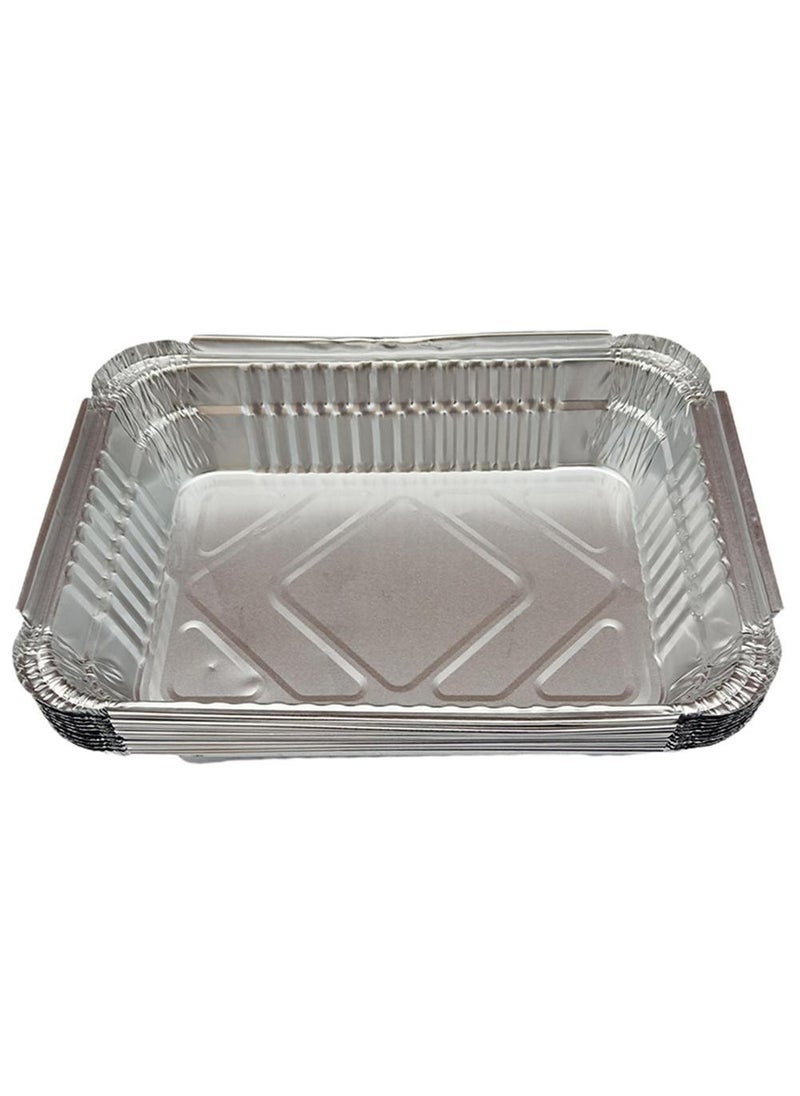 Generic - Aluminium Foil Container with Lid - 650 ml, Pack of (50) - Image 1