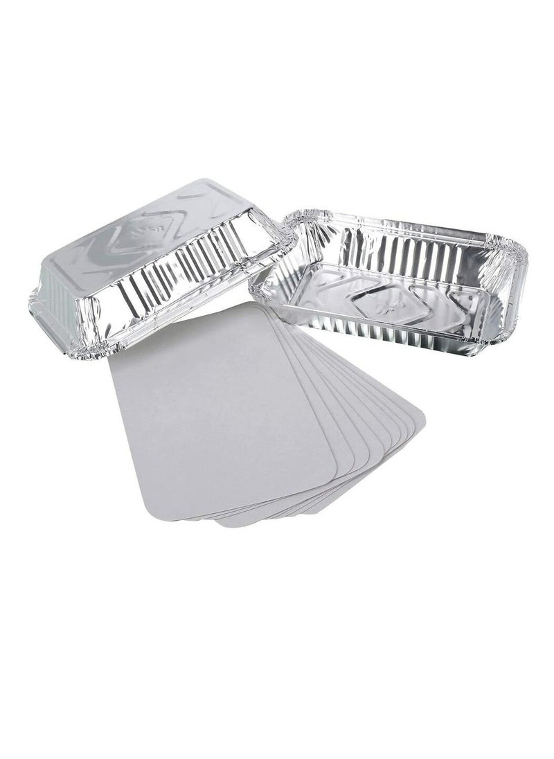 Generic - Aluminium Foil Container with Lid - 650 ml, Pack of (50) - Image 1