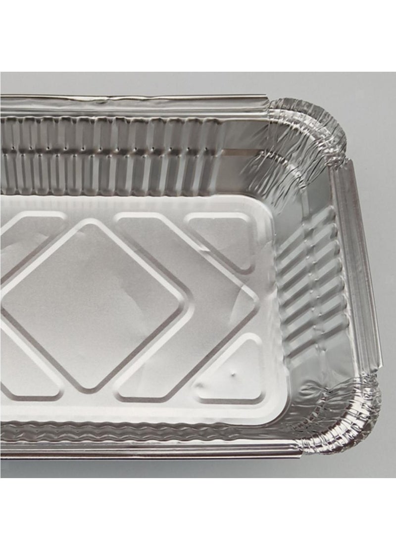 Generic - Aluminium Foil Container with Lid - 650 ml, Pack of (50) - Image 1