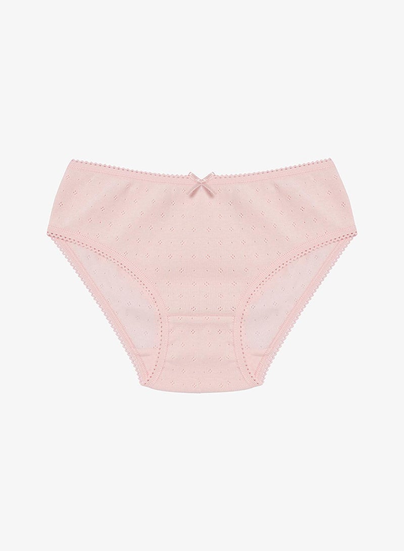 Penti Girl's Cotton Everyday Pointelle 3-pack Brief - Mix - Image 4