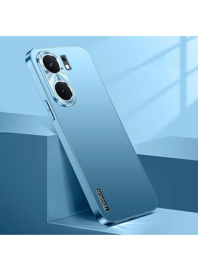 زبون جراب هاتف كمبيوتر شخصي مطلي بالمعدن المصقول من سلسلة Streamer لهاتف vivo iQOO Neo 9 Pro (أزرق سييرا)