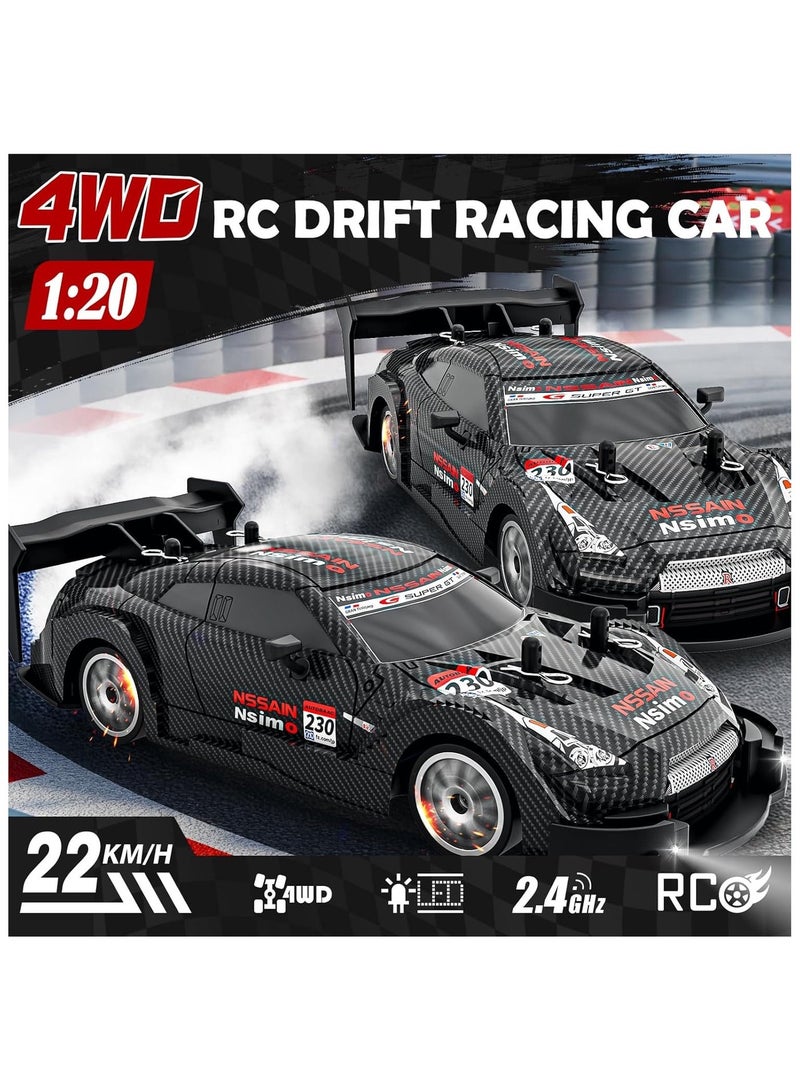 Anmi 1:20 Scale Drift Rc Car Kids Toy(Black) - Image 2