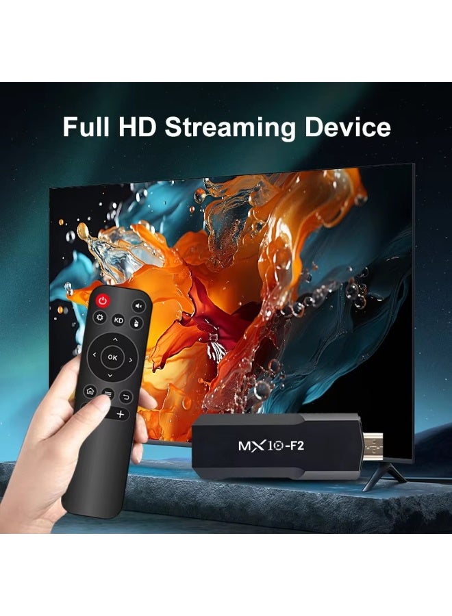 جهاز تلفزيون ذكي MX10-F2 4K بنظام أندرويد 11.0 بمعالج RK3228A، ذاكرة وصول عشوائي 1 جيجابايت، تخزين 8 جيجابايت، واي فاي مزدوج النطاق، وبلوتوث 5.0 - Image 4