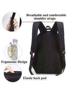 Qiccijoo Qiccijoo Laptop Backpack for Men & Women Business Travel Backpack  College School Computer Backpack Fits 15.6 Inch Laptop Notebook(Black)  - Image 5