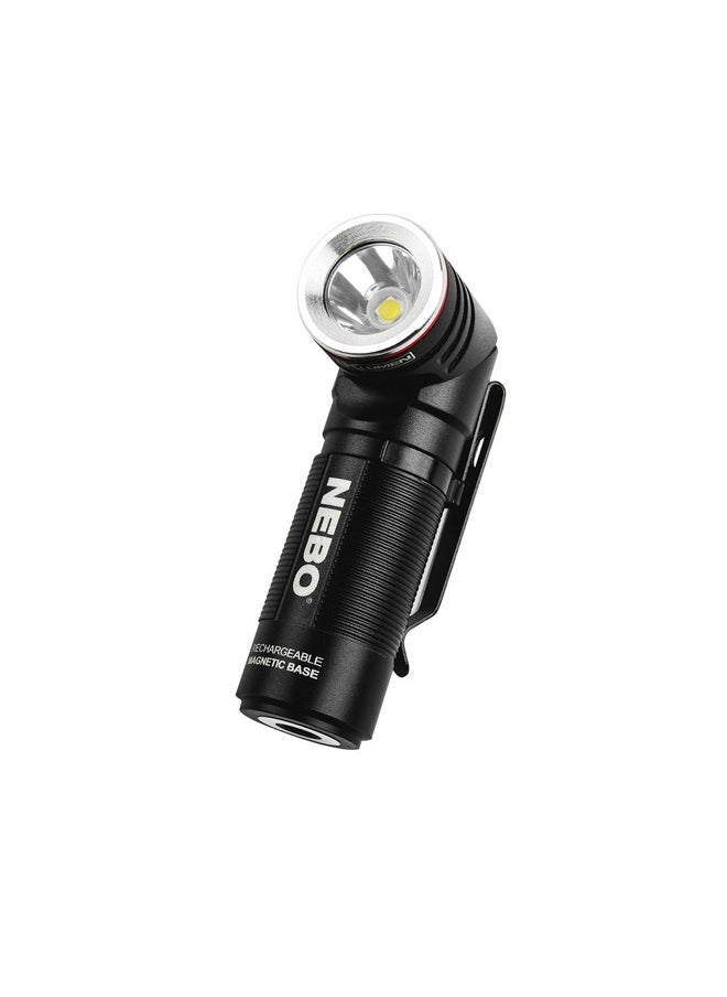NEBO NEBO SWYVEL 1000 Lumen Rechargeable Flashlight | 5 Light Modes, Rotating Swivel Head, Pocket Size Work Light, Magnetic Base & Steel Clip, Water Resistant, Includes Wireless USB Charging Dock  - Image 1