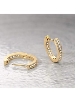Mevecco Women Huggie Hoop Earrings Gold Ear Stud Cuff 14K Gold Filled Small Boho Beach Simple Delicate Handmade Hypoallergenic Jewelry Gift  - Image 5